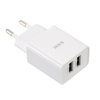 SSK USB Charger 5V24A Ultra Fast Universal Travel Wall Charger Adapter EU Plug for iPhone iPad Smart Phone Laptop Tablet
SSK USB Charger 5V24A Ultra Fast Universal Travel Wall Charger Adapter EU Plug for iPhone iPad Smart Phone Laptop Tablet