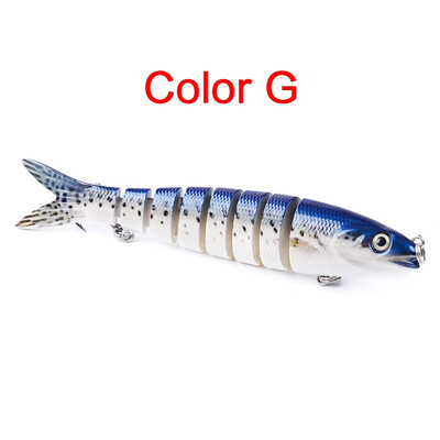 VISSEN 1PCS 1328cm 19g Fake Lures Artificial Multi-section Fishes Fishing Bait Flexible Baiting Lure Fishing Trolling Wobblers
VISSEN 1PCS 1328cm 19g Fake Lures Artificial Multi-section Fishes Fishing Bait Flexible Baiting Lure Fishing Trolling Wobblers