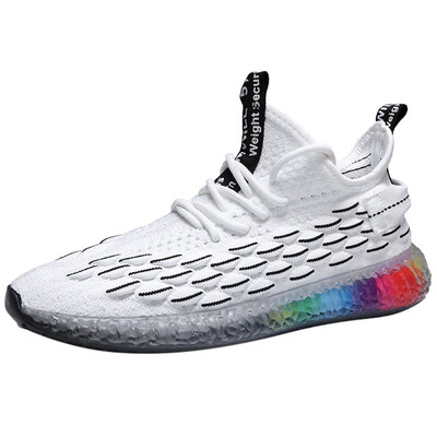 New Man Casual Sneakers Mens Vulcanize Shoes Fashion Rainbow Jelly Soles Men Sneakers Outdoor Fly Knit Breathable Men Shoes
New Man Casual Sneakers Mens Vulcanize Shoes Fashion Rainbow Jelly Soles Men Sneakers Outdoor Fly Knit Breathable Men Shoes