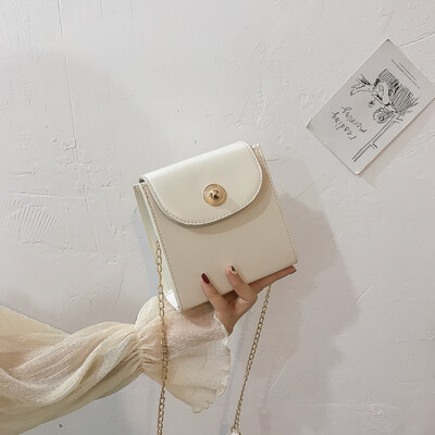 2019 new fashion Korean version of the chain shoulder Messenger bag female casual retro simple wild color small square bag
2019 new fashion Korean version of the chain shoulder Messenger bag female casual retro simple wild color small square bag