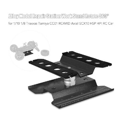 Alloy Model Repair Station Work Stand Rotate 360° for 110 18 Traxxas Tamiya CC01 RC4WD Axial SCX10 HSP HPI RC Car
Alloy Model Repair Station Work Stand Rotate 360° for 110 18 Traxxas Tamiya CC01 RC4WD Axial SCX10 HSP HPI RC Car
