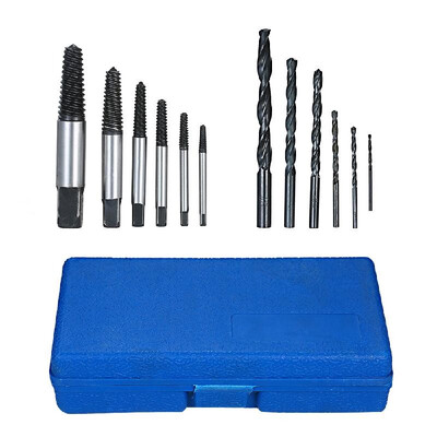 12PC HSS Easy Out Rigid Screw Extractor Set Broken Bolt Stud Fastener Remover Manual Screw Stripper Damaged Screw Extractor Kit wi
12PC HSS Easy Out Rigid Screw Extractor Set Broken Bolt Stud Fastener Remover Manual Screw Stripper Damaged Screw Extractor Kit wi
