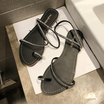 Serpentine wraps sandals with a pair of button-down straps with open-toed ins Roman sandals
Serpentine wraps sandals with a pair of button-down straps with open-toed ins Roman sandals