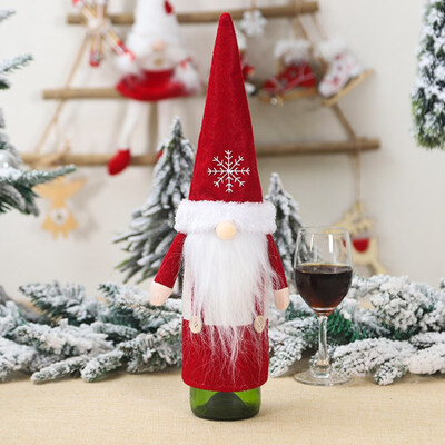 New Christmas Snowman Wine Bottle Bags Cover Xmas Dinner Party Table Christmas Decorations
New Christmas Snowman Wine Bottle Bags Cover Xmas Dinner Party Table Christmas Decorations