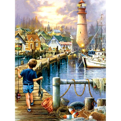 kirin 5D DIY Diamond Painting Boy Fishing Embroidery Diamond Mosaic Cross Stitch Rhinestones Full drill Scenic Decor Home Gift
kirin 5D DIY Diamond Painting Boy Fishing Embroidery Diamond Mosaic Cross Stitch Rhinestones Full drill Scenic Decor Home Gift