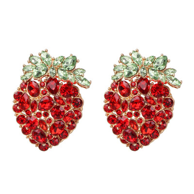 Women Fashion Brand Fruit Crystal Drop Earrings Trendy Rhinestone Statement Oorbellen Wedding Jewelry Gift Pendientes 2019
Women Fashion Brand Fruit Crystal Drop Earrings Trendy Rhinestone Statement Oorbellen Wedding Jewelry Gift Pendientes 2019