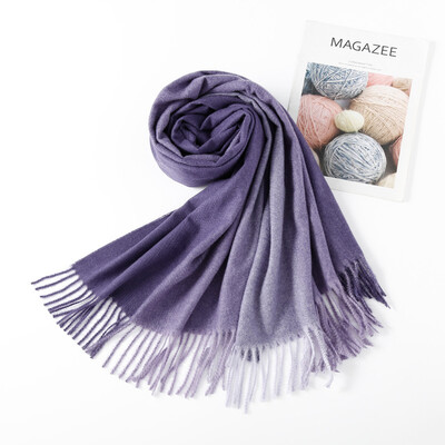 New gradient color scarf female autumn&winter imitation cashmere thickening wild shawl dual-use warm scarf
New gradient color scarf female autumn&winter imitation cashmere thickening wild shawl dual-use warm scarf
