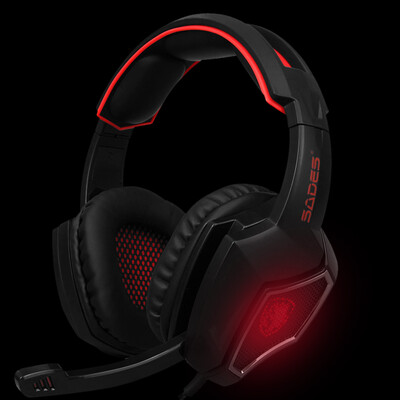 SADES R9 PC Gaming Headsets 35mm Wired Earphone Over Ear Game Headphone with Microphone LED Light Volume Control for PC
SADES R9 PC Gaming Headsets 35mm Wired Earphone Over Ear Game Headphone with Microphone LED Light Volume Control for PC