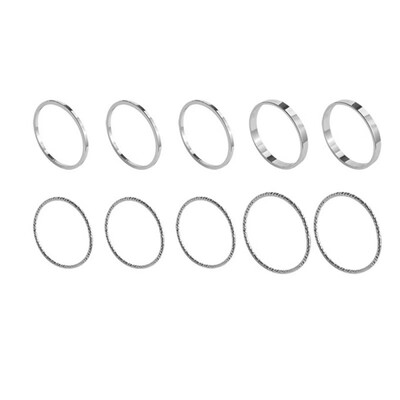 Women Combination Creative Simple Knuckle Joint Rings Set Fashion Tail Rings 10PCSSet Jewelry
Women Combination Creative Simple Knuckle Joint Rings Set Fashion Tail Rings 10PCSSet Jewelry