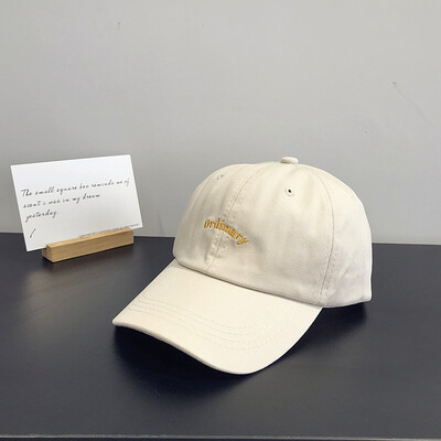 Simple original letter embroidery student leisure baseball cap female outdoor hip-hopping cap duck tongue cap male
Simple original letter embroidery student leisure baseball cap female outdoor hip-hopping cap duck tongue cap male