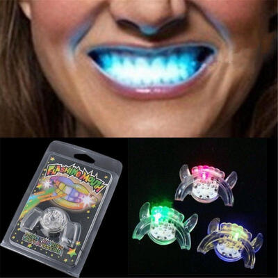 Flashing Teeth Mouth Light Up Mouthpiece LED Mouth Guard Glow Tooth For Halloween Party Wear
Flashing Teeth Mouth Light Up Mouthpiece LED Mouth Guard Glow Tooth For Halloween Party Wear