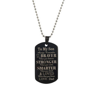 to My Son Daughter Necklace from Mom Dad Stainless Steel Pendant Necklace Best Graduation Wedding&Birthday Gifts
to My Son Daughter Necklace from Mom Dad Stainless Steel Pendant Necklace Best Graduation Wedding&Birthday Gifts