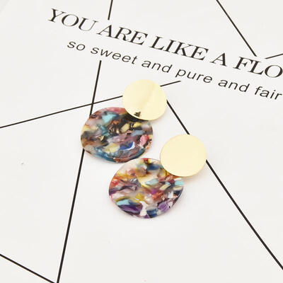 Korean New Round Earrings Resin Black White Acetic Acid Dangle Drop Earrings For Women Statement Earings Fashion Jewelry 2019
Korean New Round Earrings Resin Black White Acetic Acid Dangle Drop Earrings For Women Statement Earings Fashion Jewelry 2019