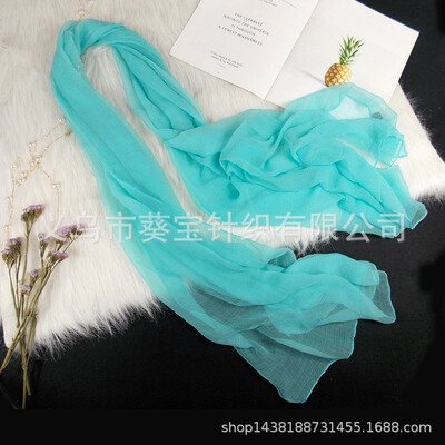 Solid color crocodile wrinkle large size scarf female scarf summer sunscreen beach towel wild silk scarf pleated large scarf
Solid color crocodile wrinkle large size scarf female scarf summer sunscreen beach towel wild silk scarf pleated large scarf