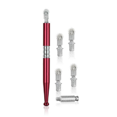 Double Head Permanent Eyebrow Manual Tattoo Pen with 9mm Micro Needles Roller Tattoo Eyebrow Microblading Set
Double Head Permanent Eyebrow Manual Tattoo Pen with 9mm Micro Needles Roller Tattoo Eyebrow Microblading Set