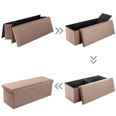 Folding Storage Ottoman Bench Foot Rest Stool Seat Large Storage Ottoman Bench Brown
Folding Storage Ottoman Bench Foot Rest Stool Seat Large Storage Ottoman Bench Brown