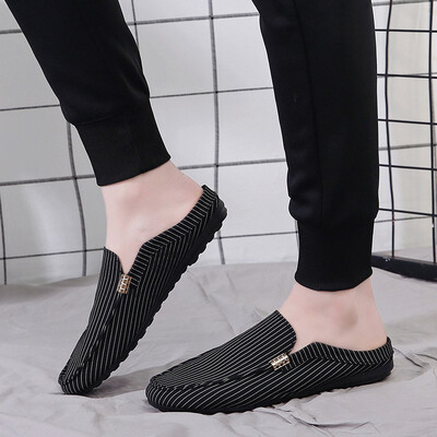 Semi-slippers mens summer tide no heels lazy bean shoes mens slippers Vietnamese canvas sandals mens sandals sandals
Semi-slippers mens summer tide no heels lazy bean shoes mens slippers Vietnamese canvas sandals mens sandals sandals