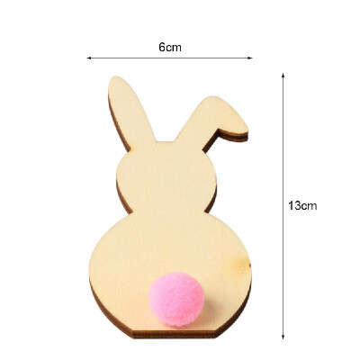 1pcs Natural Wooden Cutout DIY Easter Rabbit Ornaments Craft with Plush Ball for Festival Party Home Decoration Gifts
1pcs Natural Wooden Cutout DIY Easter Rabbit Ornaments Craft with Plush Ball for Festival Party Home Decoration Gifts