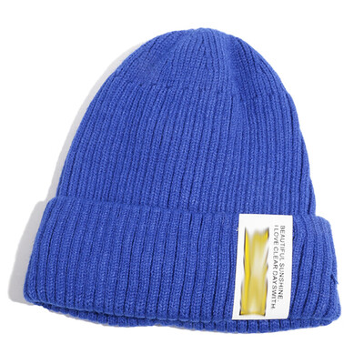 Hat female autumnwinter letter patch knit hat Korean version of embroidered thermal head hat Korea ins tide wool hat men
Hat female autumnwinter letter patch knit hat Korean version of embroidered thermal head hat Korea ins tide wool hat men