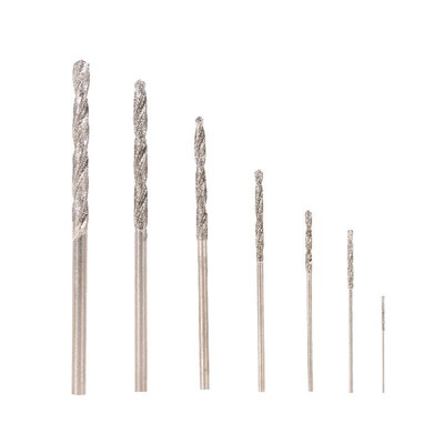 7pcs High Hardness Diamond Coated Twist Drill Bit Set Needle Drills Jewelry Agate Fine Drilling
7pcs High Hardness Diamond Coated Twist Drill Bit Set Needle Drills Jewelry Agate Fine Drilling
