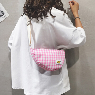 Small fresh Sen girl slung bag female 2019 new Korean version of the wild plaid pattern Harajuku shoulder canvas bag
Small fresh Sen girl slung bag female 2019 new Korean version of the wild plaid pattern Harajuku shoulder canvas bag