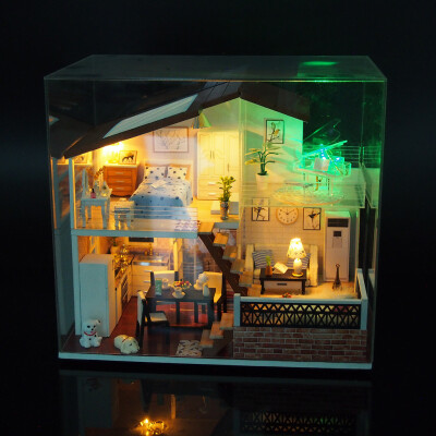 Tailored 3D Wooden DIY Miniature House Furniture LED House Puzzle Decorate Creative Gifts
Tailored 3D Wooden DIY Miniature House Furniture LED House Puzzle Decorate Creative Gifts