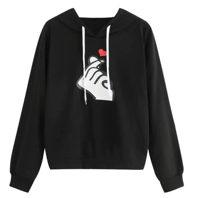 Harajuku Drawstring Women Men Large Size Heart-Shaped Print Loose Long-Sleeved Hooded Sweatshirts
Harajuku Drawstring Women Men Large Size Heart-Shaped Print Loose Long-Sleeved Hooded Sweatshirts