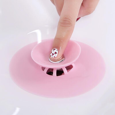 Kitchen push-type deodorant closed bouncing silicone floor drain bathroom anti-clogging plastic sink filter ground leak plug gray
Kitchen push-type deodorant closed bouncing silicone floor drain bathroom anti-clogging plastic sink filter ground leak plug gray