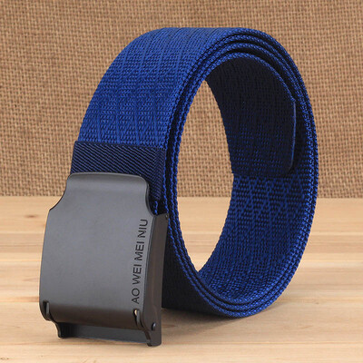 Automatic Buckle Unisex belt High Quality Solid Color Nylon Men belt Outdoor Casual pants Cowboy pants wild belt
Automatic Buckle Unisex belt High Quality Solid Color Nylon Men belt Outdoor Casual pants Cowboy pants wild belt