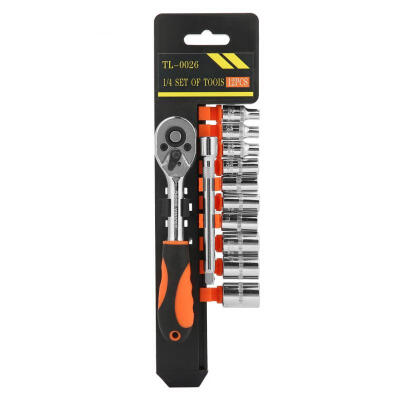 Greensen 12pcs 14" Ratchet Wrench&Multi-size Wrench Socket Repairing Hand Tool Kit
Greensen 12pcs 14" Ratchet Wrench&Multi-size Wrench Socket Repairing Hand Tool Kit