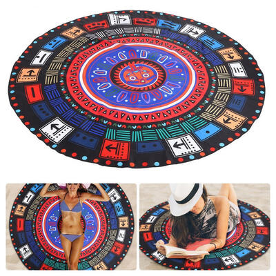 Greensen Portable Summer Printed Round Beach Towel Tapestry Throw Blanket Shawl Carpet Mat
Greensen Portable Summer Printed Round Beach Towel Tapestry Throw Blanket Shawl Carpet Mat