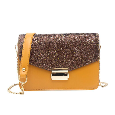 Women Sequins Small Square Bag Simple Shoulder Messenger Bags High-quality British Designer Chain Crossbody Bag T2G
Women Sequins Small Square Bag Simple Shoulder Messenger Bags High-quality British Designer Chain Crossbody Bag T2G