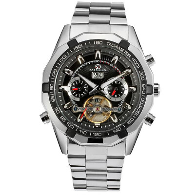Forsining Fashion Mens Watches Noctilucent Mechanical Movement Waterproof Business Analog Dial Stainless Steel Band Strap Wrist W
Forsining Fashion Mens Watches Noctilucent Mechanical Movement Waterproof Business Analog Dial Stainless Steel Band Strap Wrist W