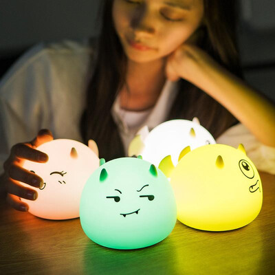 Creative new little devil silicone patted night light LED baby bedroom bedside lamp baby feeding energy saving lamp
Creative new little devil silicone patted night light LED baby bedroom bedside lamp baby feeding energy saving lamp