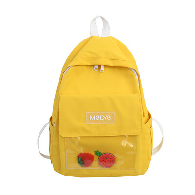Ins wind fruit summer fresh bag Japanese girls soft shoulder bag waterproof backpack for high school students
Ins wind fruit summer fresh bag Japanese girls soft shoulder bag waterproof backpack for high school students