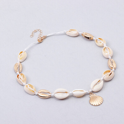 Gold Silver Color Sea Shell Choker Necklace White Handmade Adjustable Friendship Necklace Bohemia for Women Summer Jewelry 2019
Gold Silver Color Sea Shell Choker Necklace White Handmade Adjustable Friendship Necklace Bohemia for Women Summer Jewelry 2019