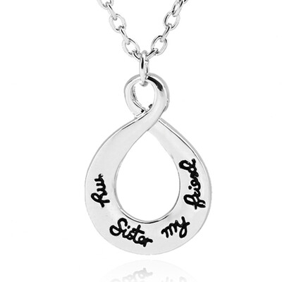 Fashionable Personality "my Sister My Friend Chain Sweet Girlfriend Necklace Gift
Fashionable Personality "my Sister My Friend Chain Sweet Girlfriend Necklace Gift