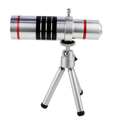 Universal 18X Zoom Phone Telephoto Camera Lens with Mini Tripod for iPhone Samsung HTC Photography Accessory
Universal 18X Zoom Phone Telephoto Camera Lens with Mini Tripod for iPhone Samsung HTC Photography Accessory