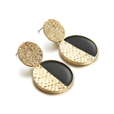 2019 Fashion Vintage Women Handmade Earring Simple Geometric Circular Metal Earrings Girls Popular Punk Drop Earrings Jewelry
2019 Fashion Vintage Women Handmade Earring Simple Geometric Circular Metal Earrings Girls Popular Punk Drop Earrings Jewelry