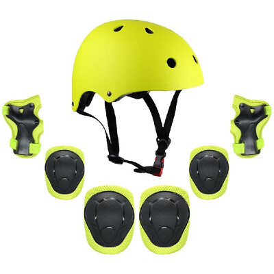 Kids 7 in 1 Helmet&Pads Set Adjustable Kids Knee Pads Elbow Pads Wrist Guards for Scooter Skateboard Roller Skating Cycling
Kids 7 in 1 Helmet&Pads Set Adjustable Kids Knee Pads Elbow Pads Wrist Guards for Scooter Skateboard Roller Skating Cycling