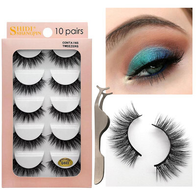 10 Pair Of False Eyelashes Tweezers set Natural Slender Curling Fake Eye Lashes Mink Hair Eye Lashes
10 Pair Of False Eyelashes Tweezers set Natural Slender Curling Fake Eye Lashes Mink Hair Eye Lashes