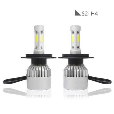 H4 S2S 2PCS Led Cob LED Chip Car Headlamp 36W 6000k White Light 8000LM Car Bulb Fog Light Silver
H4 S2S 2PCS Led Cob LED Chip Car Headlamp 36W 6000k White Light 8000LM Car Bulb Fog Light Silver