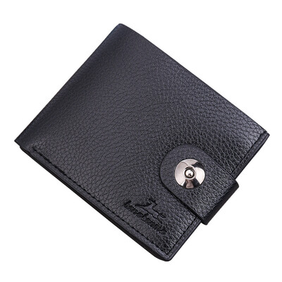 Tailored Men Solid Color Vintage Hasp Lichee Pattern Multi Card Position Wallet Black
Tailored Men Solid Color Vintage Hasp Lichee Pattern Multi Card Position Wallet Black