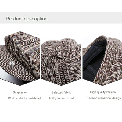 High Quality Retro Winter Autumn Beret Hat Octagonal Cap Men Womens Flat Caps Peaked Cap Classical Artistic Gatsby Cap
High Quality Retro Winter Autumn Beret Hat Octagonal Cap Men Womens Flat Caps Peaked Cap Classical Artistic Gatsby Cap