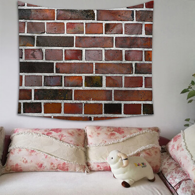 Gobestart Retro Brick Print Print Home Tapestry Wall Hanging Wall Decoration 150x130cm
Gobestart Retro Brick Print Print Home Tapestry Wall Hanging Wall Decoration 150x130cm