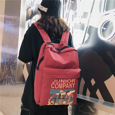 Ins wind bag female Korean high school students fashion high-capacity Chao brand mens backpack backpack backpack
Ins wind bag female Korean high school students fashion high-capacity Chao brand mens backpack backpack backpack