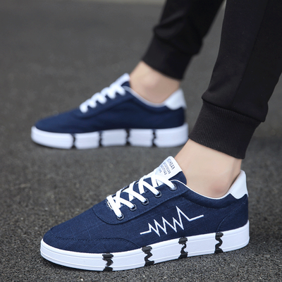 2019 new summer mens shoes trend Korean version of mens tide shoes summer canvas casual shoes small white shoes shoes
2019 new summer mens shoes trend Korean version of mens tide shoes summer canvas casual shoes small white shoes shoes