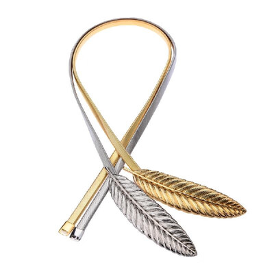 New Fashion Women Belt Leaf Clasp Front Stretch Spring Waist Strap Elastic Waistband GoldSliver
New Fashion Women Belt Leaf Clasp Front Stretch Spring Waist Strap Elastic Waistband GoldSliver