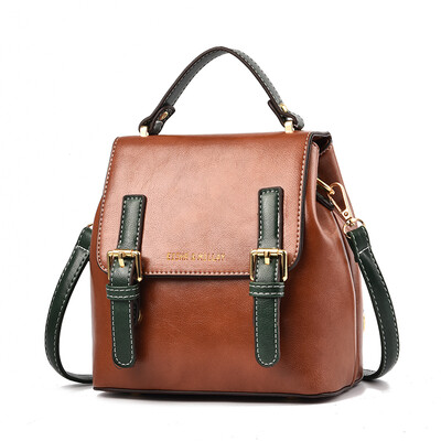 Retro backpack womens double shoulder new England Korean version of soft leather Joker fashion PU female student bags
Retro backpack womens double shoulder new England Korean version of soft leather Joker fashion PU female student bags