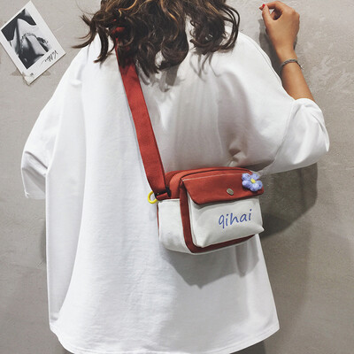Ins Japanese Harajuku small bag female 2019 new Korean version of the wild single shoulder Messenger bag foreign girl canvas bag
Ins Japanese Harajuku small bag female 2019 new Korean version of the wild single shoulder Messenger bag foreign girl canvas bag